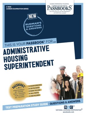 cover image of Administrative Housing Superintendent